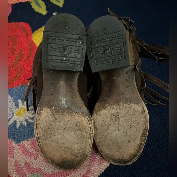 Corral Fringe Ankle Boots - Picture 6 of 7